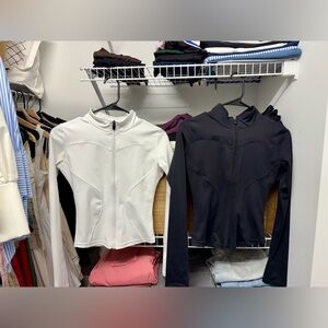 Black and White Athletic Jacket